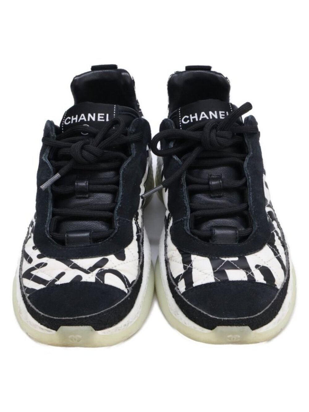Chanel Graphic Logo Sneakers 35 - Picture 2 of 10